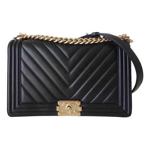 chanel boy 8 chevron|sac Chanel boy authentique.